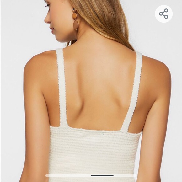 NWT Sweater-Knit Crop Top - Picture 4 of 8